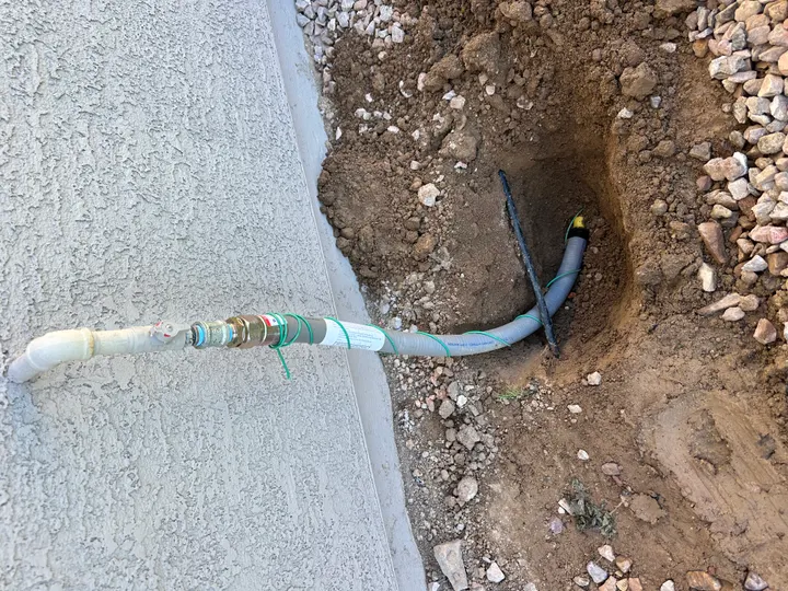 Main water line repair